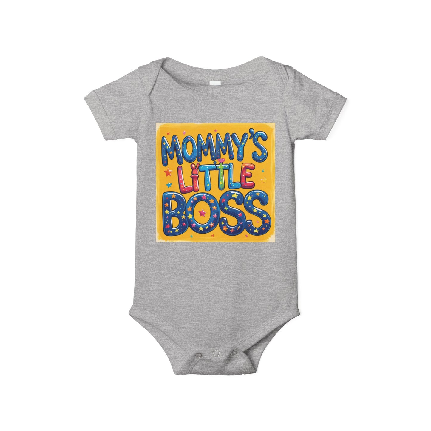 Mommy's Little Boss Infant Jersey One Piece - Cute Baby Bodysuit for Newborns