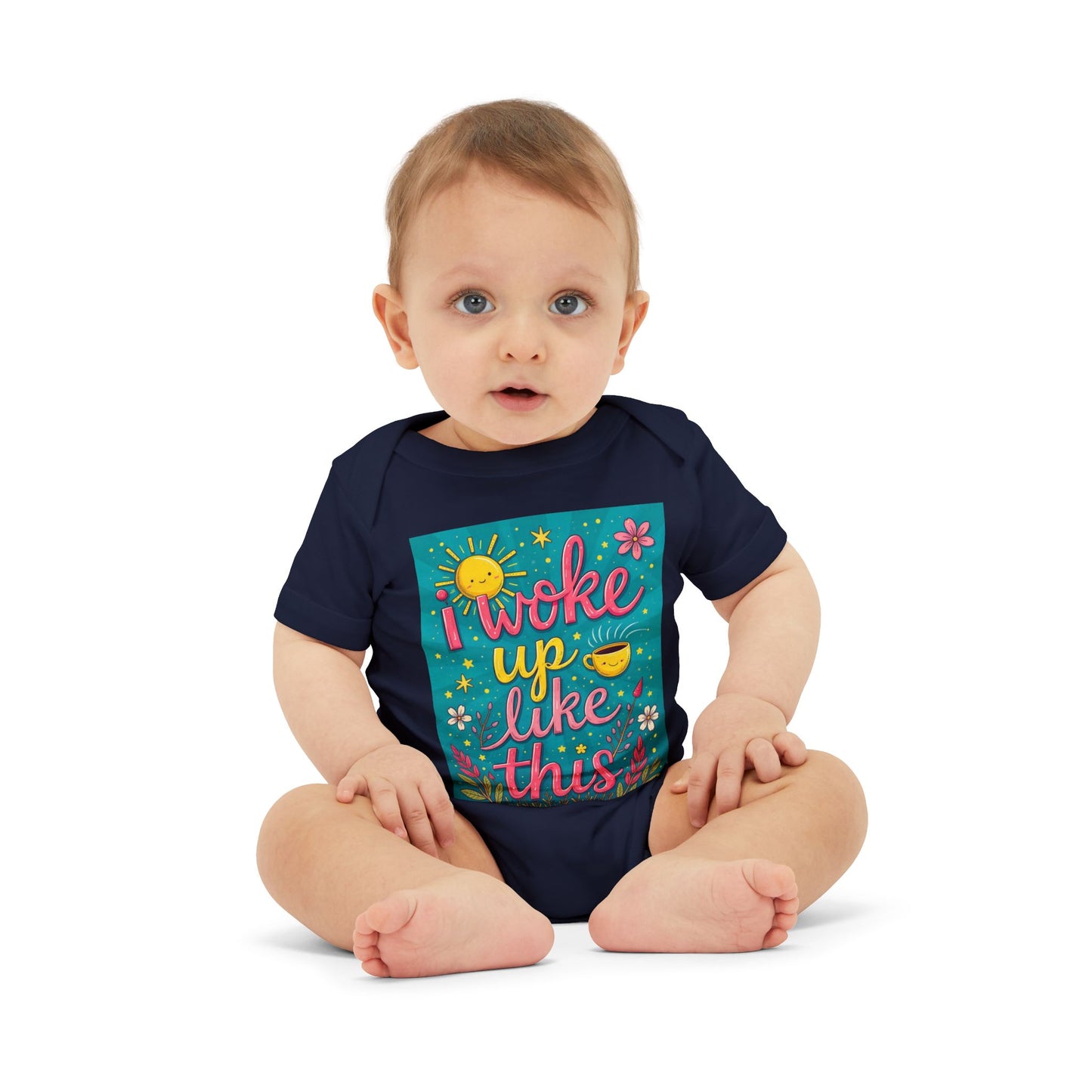 I Woke Up Like This Infant Jersey One Piece - Cute Baby Bodysuit for Everyday Wear