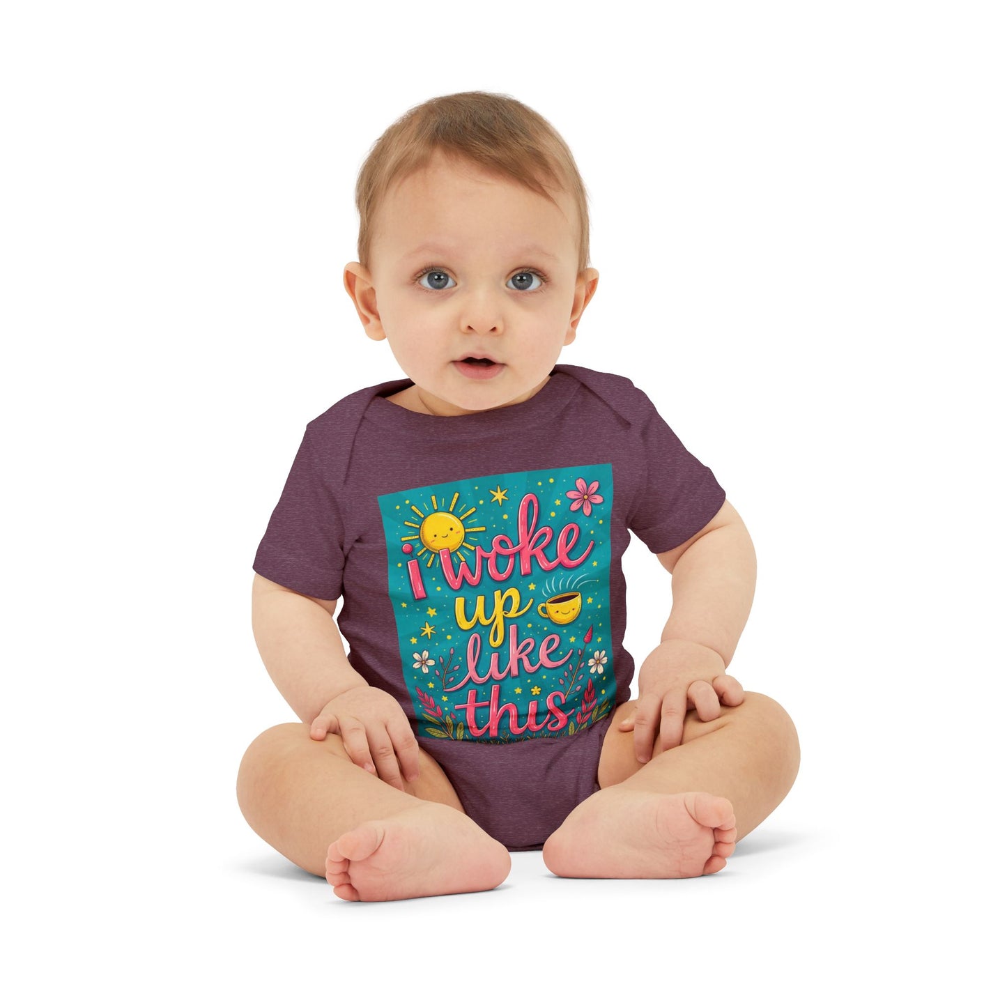 I Woke Up Like This Infant Jersey One Piece - Cute Baby Bodysuit for Everyday Wear