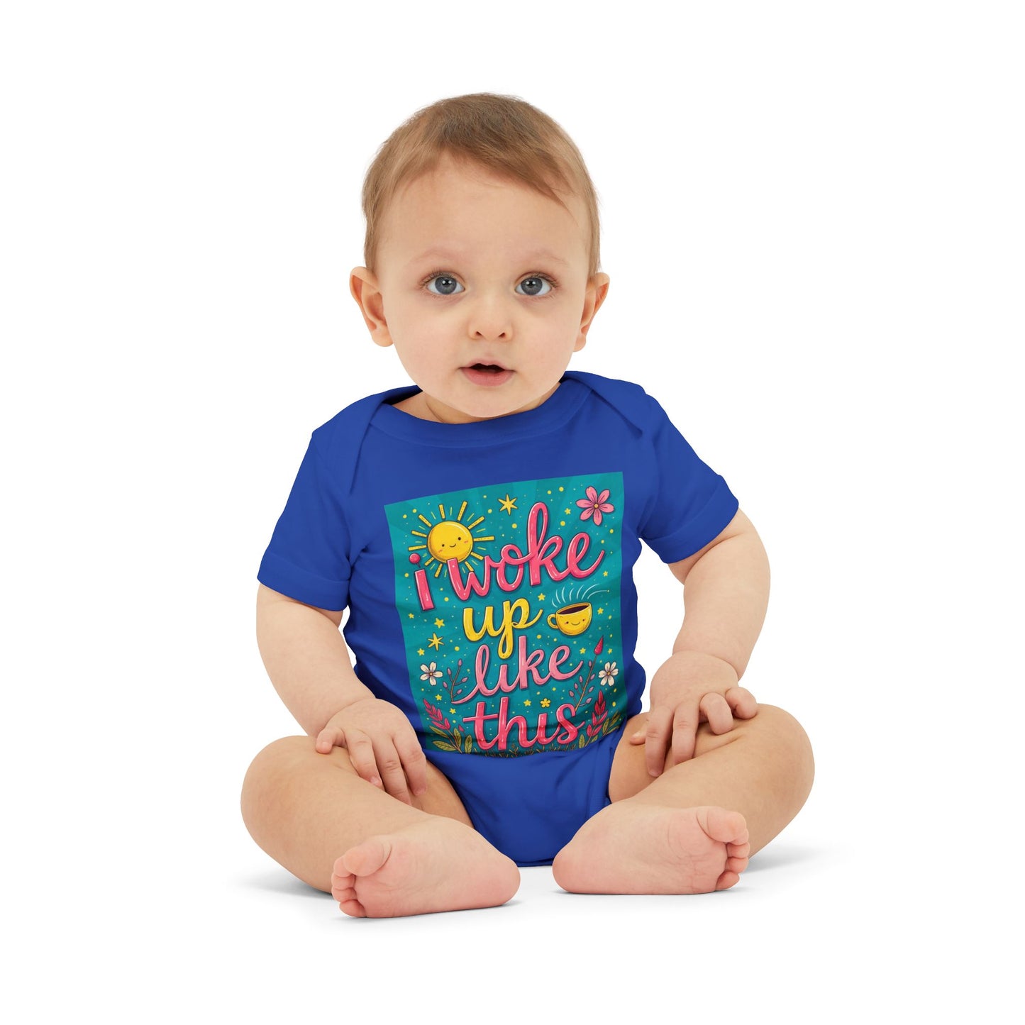 I Woke Up Like This Infant Jersey One Piece - Cute Baby Bodysuit for Everyday Wear