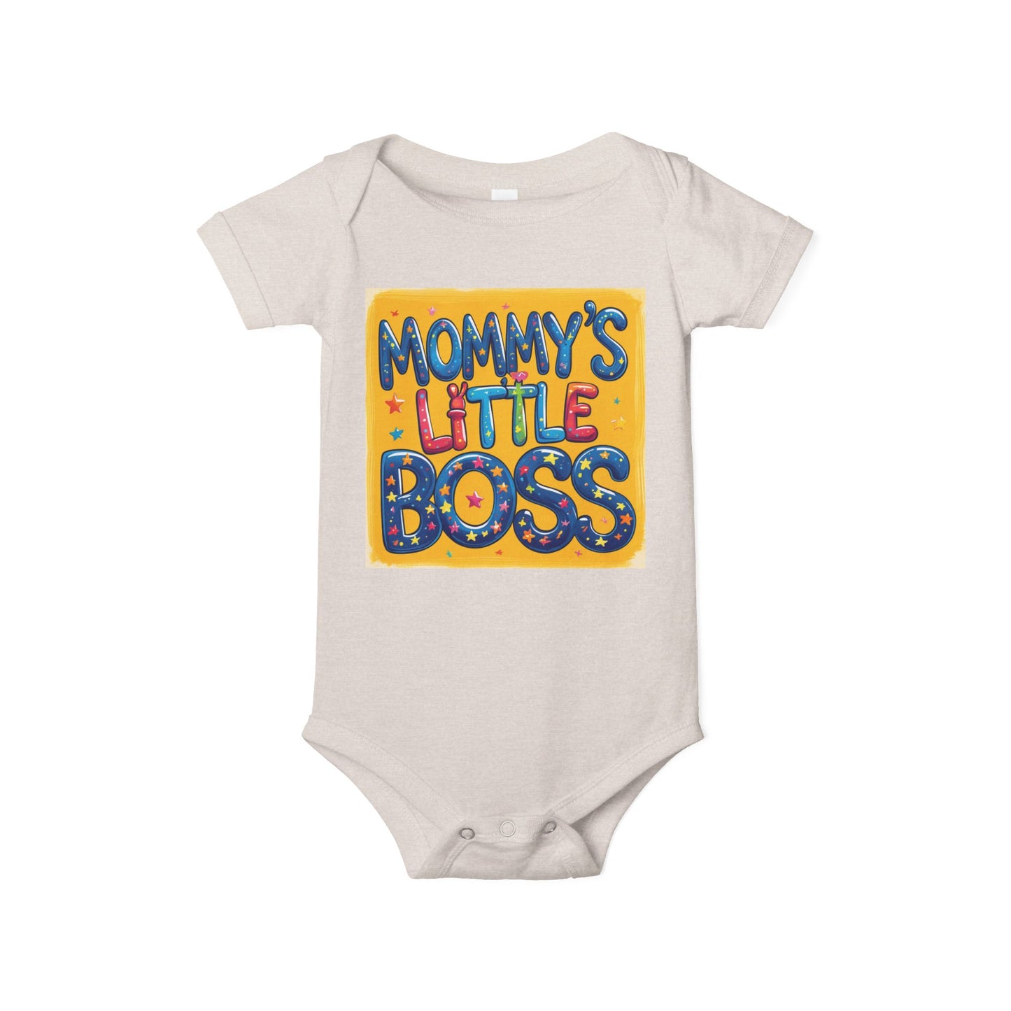 Mommy's Little Boss Infant Jersey One Piece - Cute Baby Bodysuit for Newborns