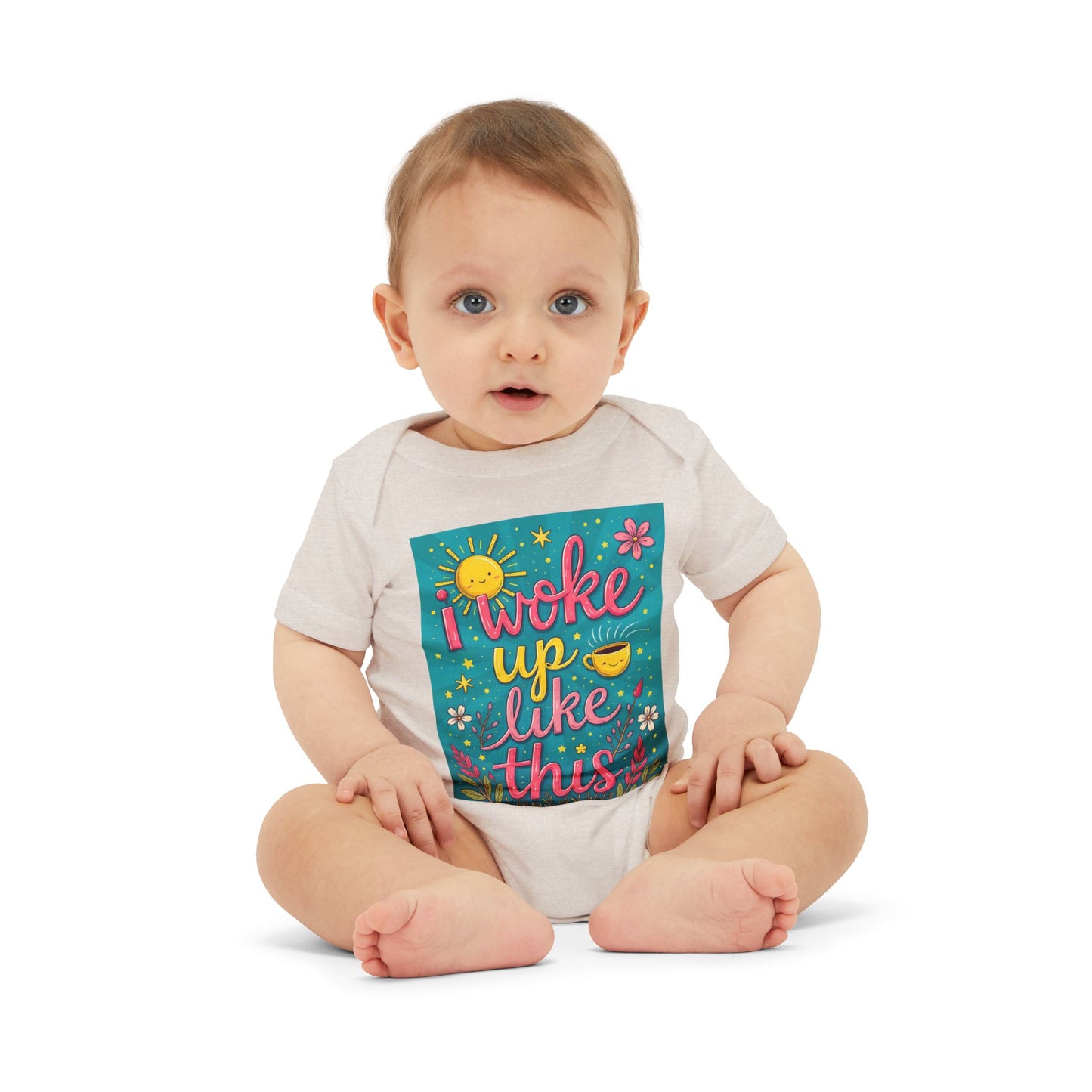 I Woke Up Like This Infant Jersey One Piece - Cute Baby Bodysuit for Everyday Wear