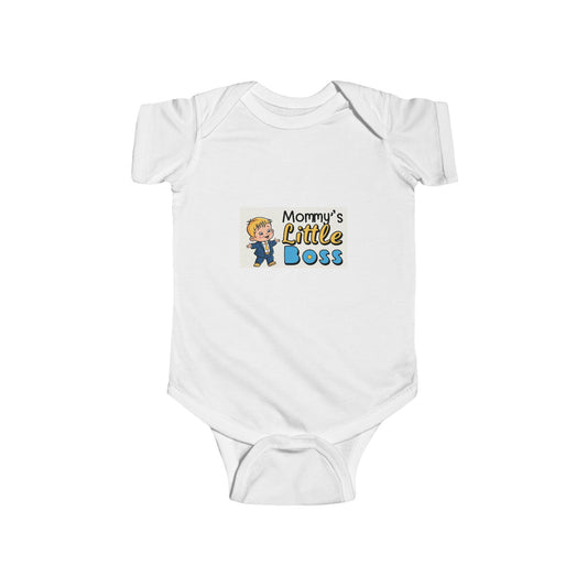 Mommy's Little Boss Infant Bodysuit - Cute Baby Outfit for New Parents and Gifts