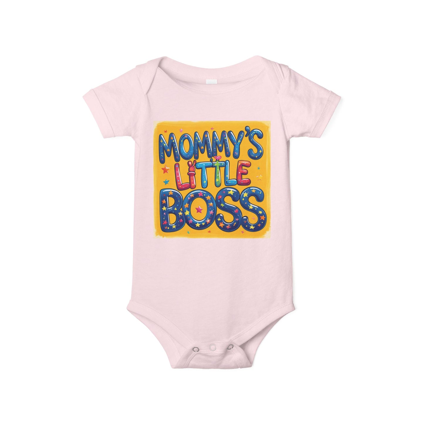 Mommy's Little Boss Infant Jersey One Piece - Cute Baby Bodysuit for Newborns