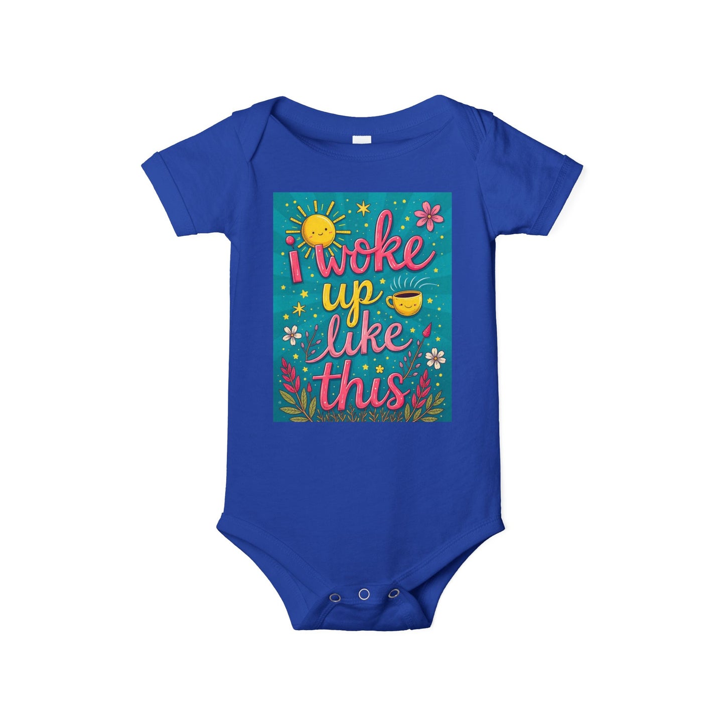 I Woke Up Like This Infant Jersey One Piece - Cute Baby Bodysuit for Everyday Wear